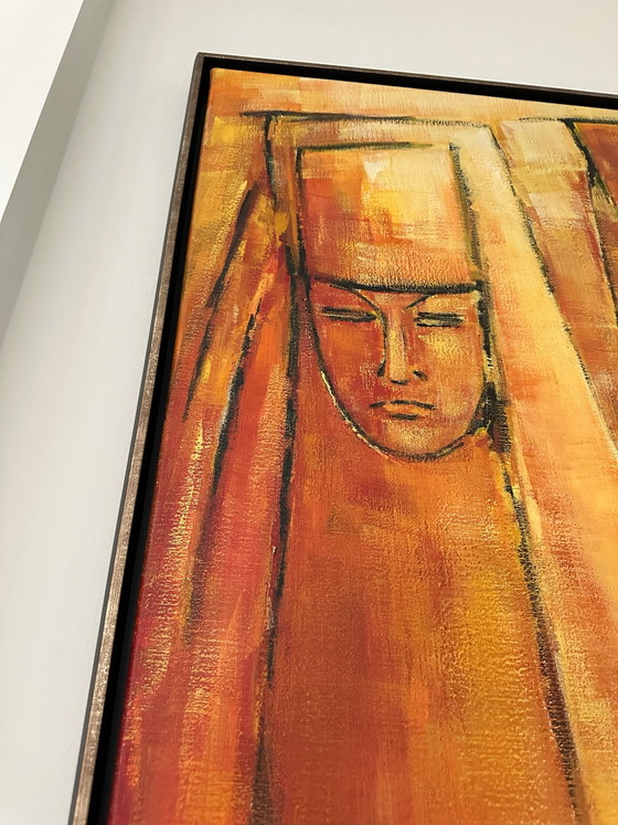 Las 5 monjas de Joke Overwater – Pinturas y dibujos, Lienzo (photo 6 of 7)
