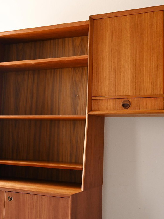Image 1 of 1960s Scandinavian modular teak shelving system