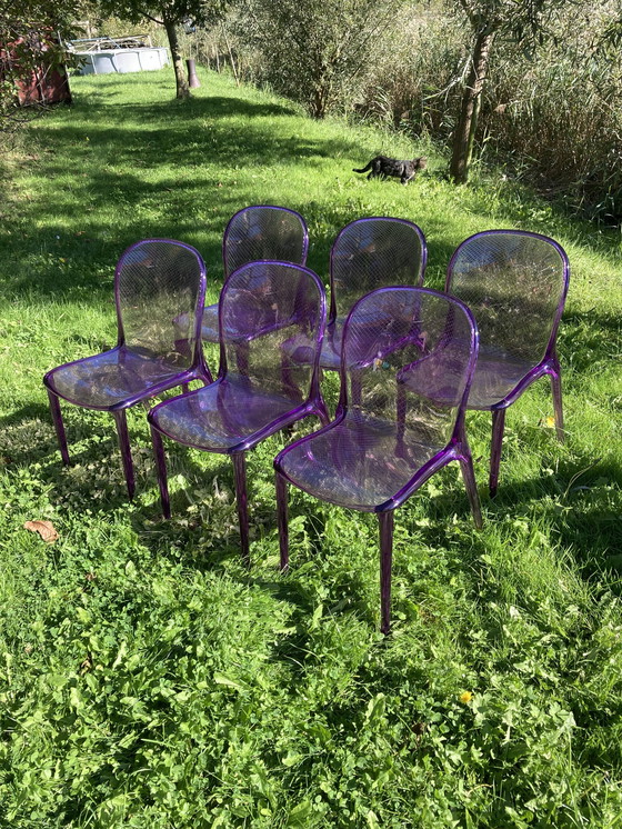 Image 1 of 6x Kartel Thyla Stackable Plastic Chairs