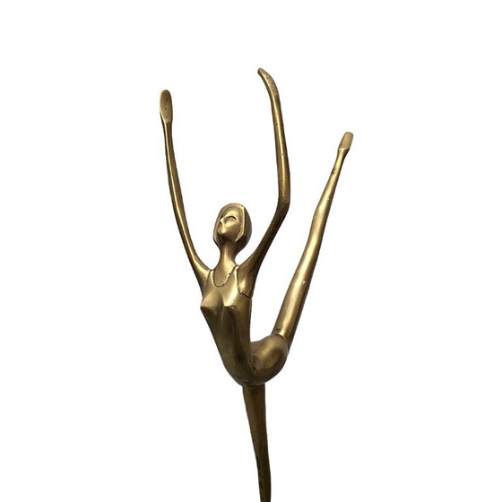 Scultura vintage ballerina in ottone – Francia anni '70/'80 – Oggetti decorativi (photo 5 of 6)