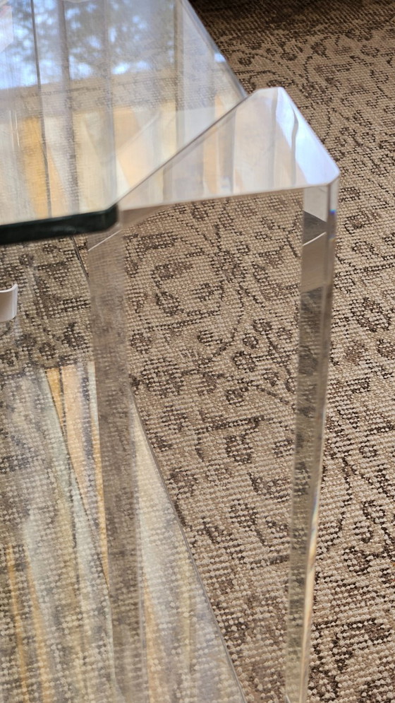 BOR Design 'The Hague' Lucite/Acryl Glazen Salontafel – Glass, Plexiglass (photo 6 of 14)