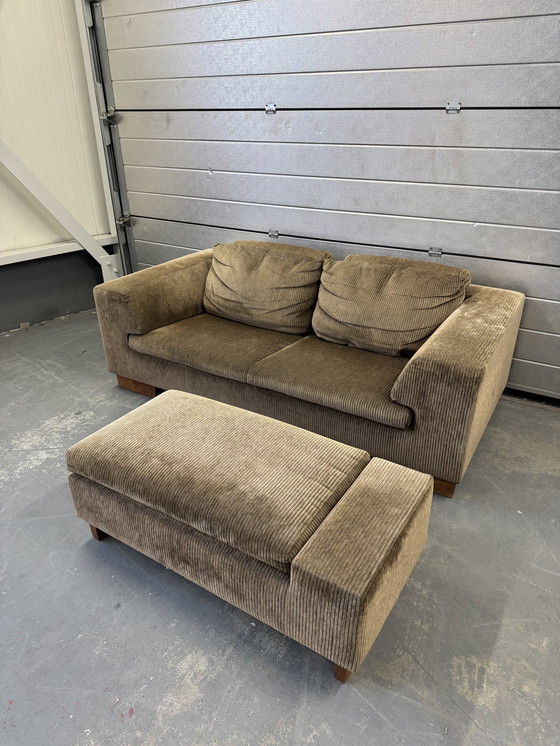 Image 1 of Leolux Weri Weri 2-seater with footstool