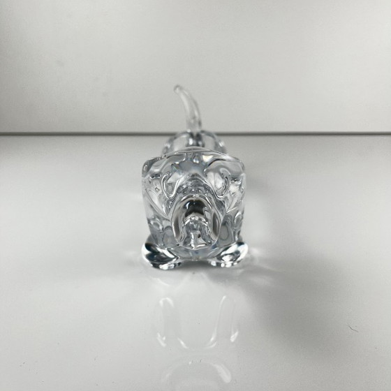 Image 1 of Plat à bibelots en teckel de cristal, 1960