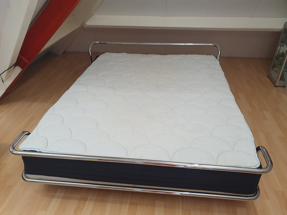 Lit 2 personnes IKEA Kromvik vintage – Lits 2 places, Chrome, Metal (photo 5 of 6)