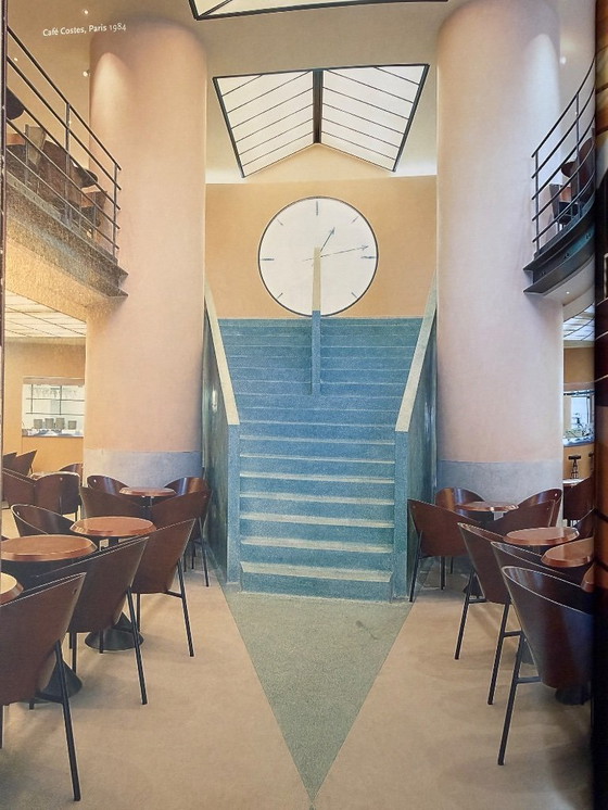 Image 1 of Serigrafia incorniciata "Café Costes", di Patrick Boussignac, stampata da Michel Caza, 1990