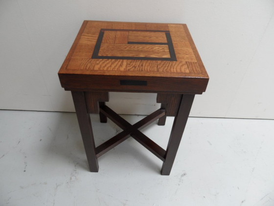 Amsterdam School Oak Side Table – Wood (photo 3 of 10)