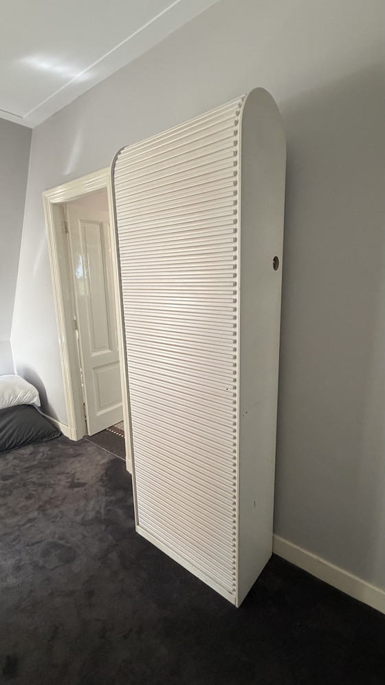 2 White Pastoe Amsterdam Cabinets – Plastic, Wood (photo 2 of 7)