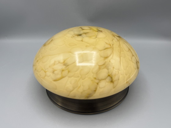 Image 1 of Marbled ceiling lamp with a warm appearance