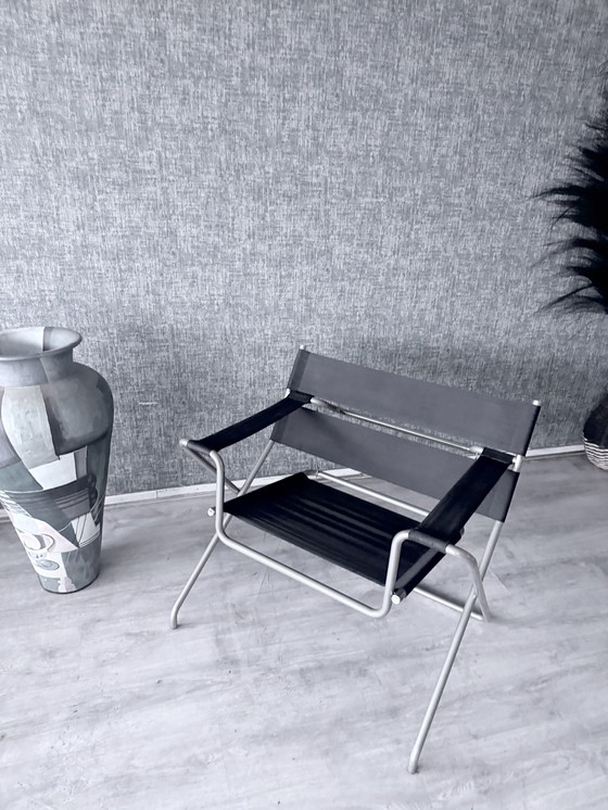 Image 1 of Fauteuil lounge Tecta D4 vintage de Marcel Breuer — Original Eisengarn, années 1970/1980