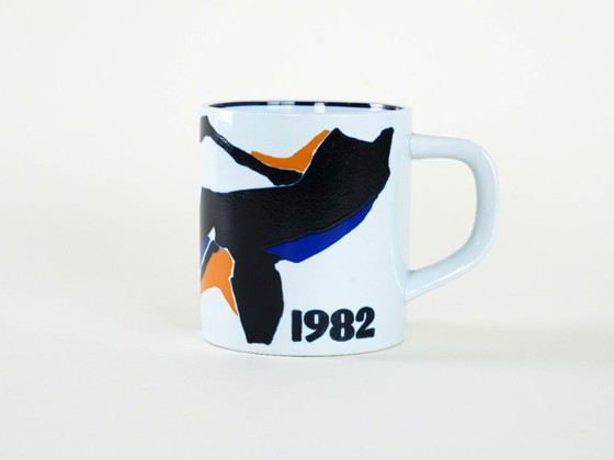 Image 1 of Tazza in porcellana, design danese, 1982, designer: Mogens Andersen, produzione: Royal Copenhagen