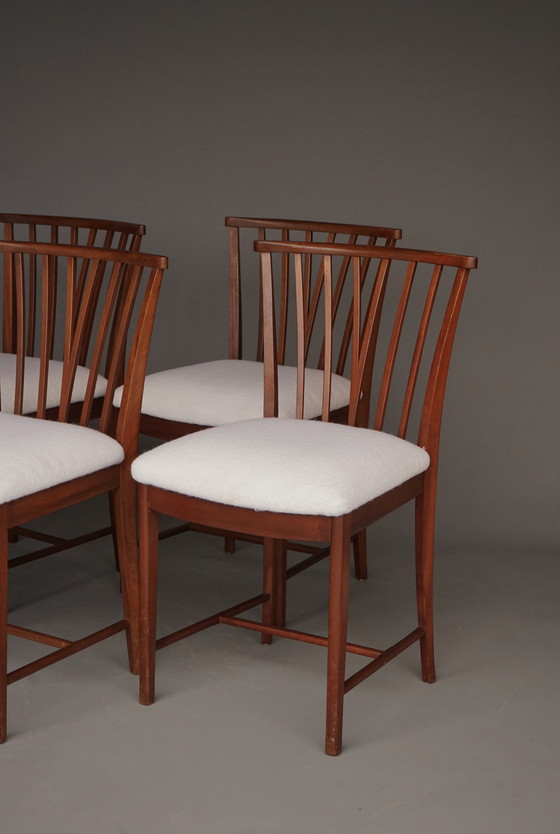 Image 1 of Dining Chairs by Elmar Berkovich for Zijlstra, 1950s. Set of 4