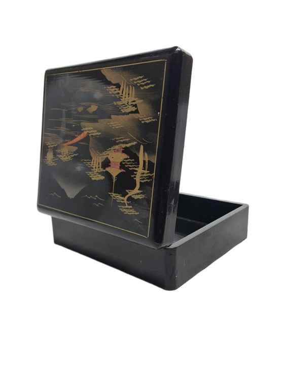Japanse lakdoos, jaren 1920 – Decoratieve objecten, Wood (photo 2 of 5)