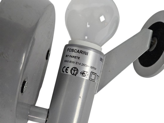 Image 1 of Foscarini - design Ferruccio Lavian - model Bit Parete - XL wandlamp - Italie - 1992