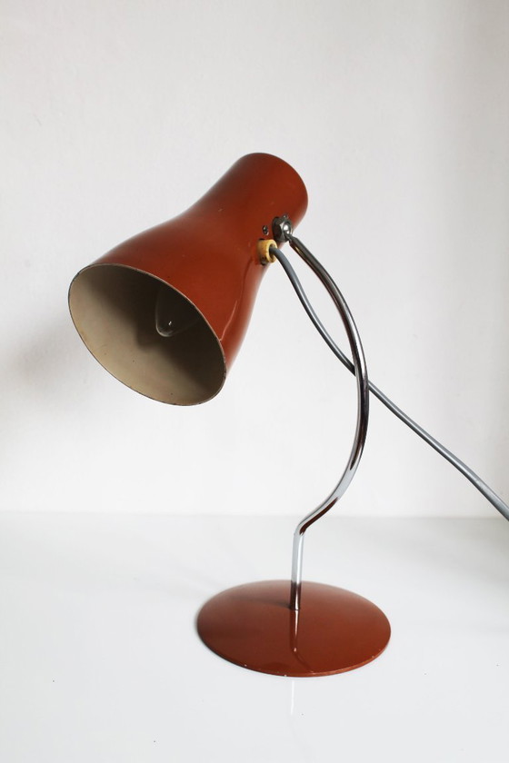 Image 1 of 1960s Mid Century Modern desk lamp by Josef Hurka