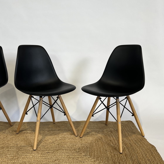 Image 1 of 4X Vintage Eetkamerstoelen