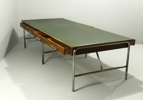 Scrivania Bauhaus Vintage in Rovere, anni '30, II – Scrivanie, Metal (photo 2 of 20)