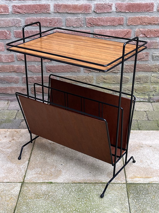 Vintage Draadframe Lectuurtafel | 1950-1960 | Topstaat!