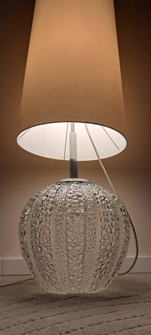 Vloerlamp van bubbelglas van Hustadt, Duitsland, jaren 1960