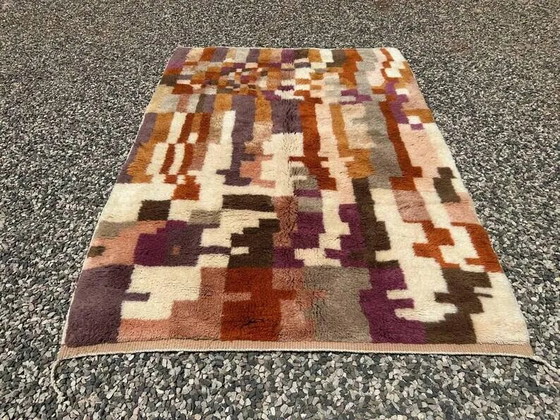 Tappeto Mrirt marocchino multicolore 300x200 cm – motivo geometrico astratto – Tappeti, Lana, Cotone (photo 12 of 13)