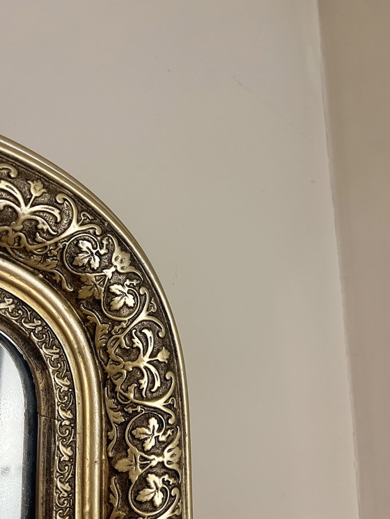 Image 1 of Espejo de mostrador antiguo de lujo 104x56cm