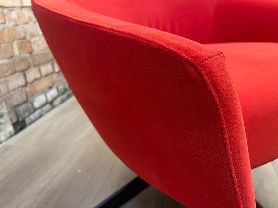 Montis Puk Low – Tissu Rouge | Simon Pengelly – Fauteuils, Metal, Textile (photo 12 of 21)