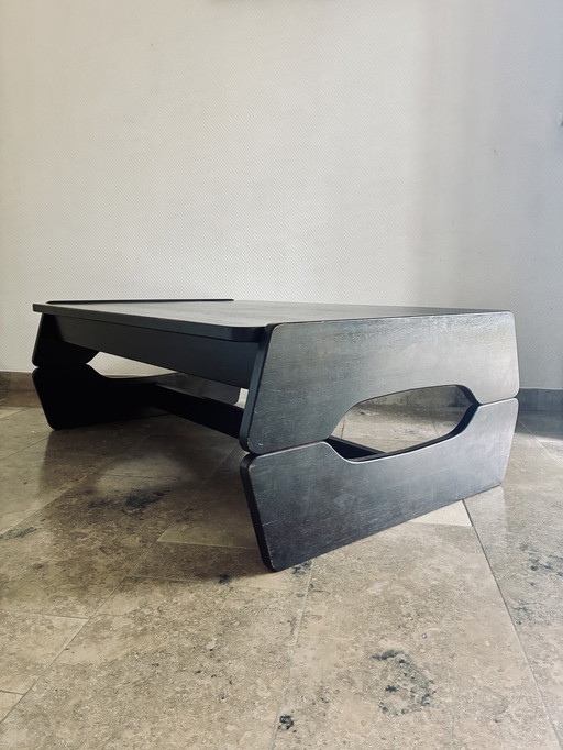 Vintage brutalistische salontafel 