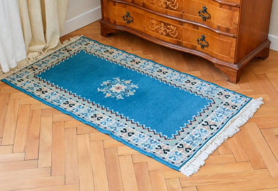 Tappeto Vintage Marocchino Annodato a Mano – Extra Supérieure – 130 × 70 cm – Tappeti, Lana (photo 2 of 6)