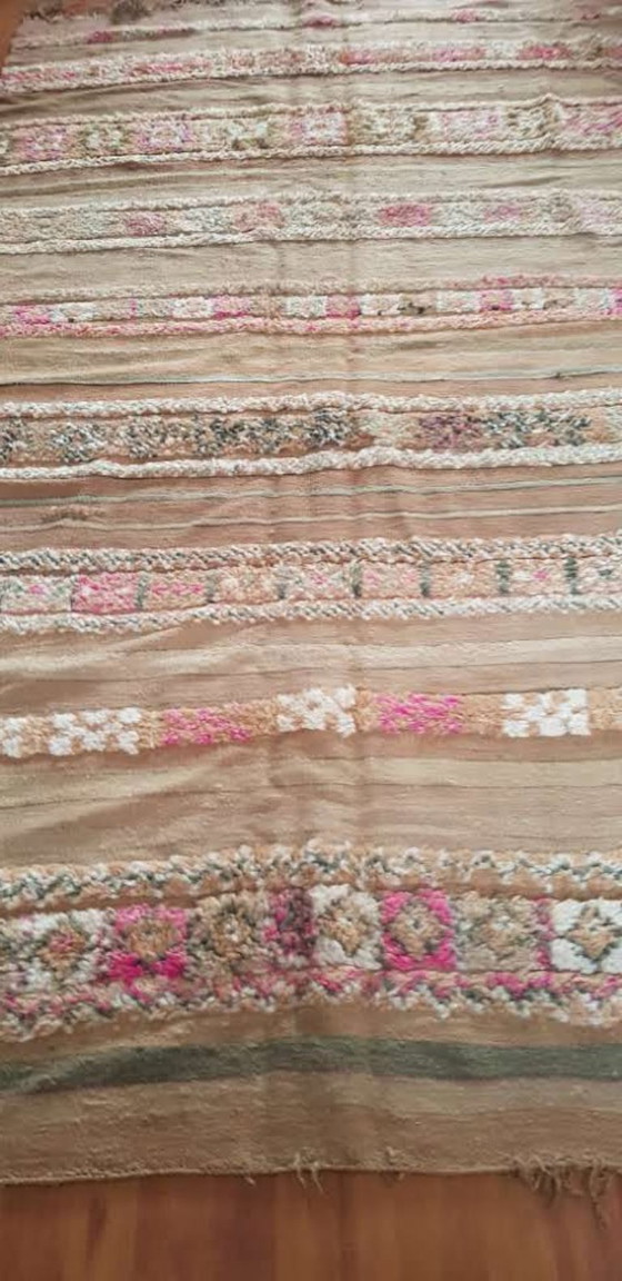 Image 1 of Hand-knotted Berber wool rug 251x156cm