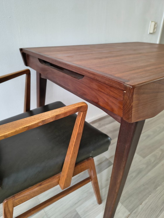 Image 1 of Mid-Century Eettafel Louis Van Teeffelen – Wébé - Teak