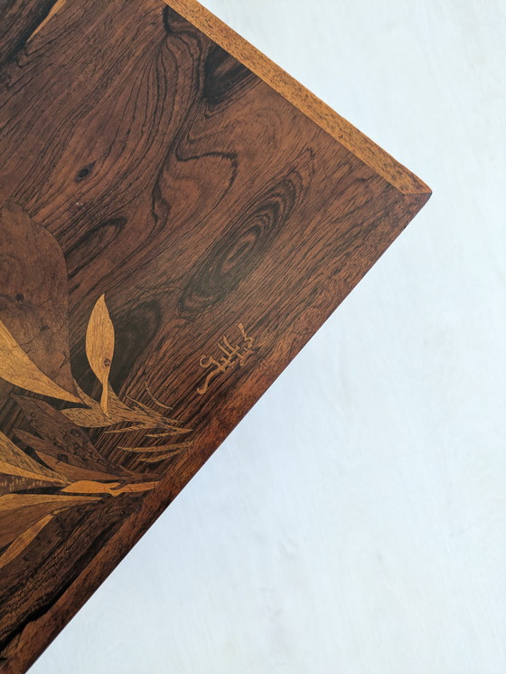 Image 1 of Set of Coffee Tables, Emile Gallé - Inlaid Wood