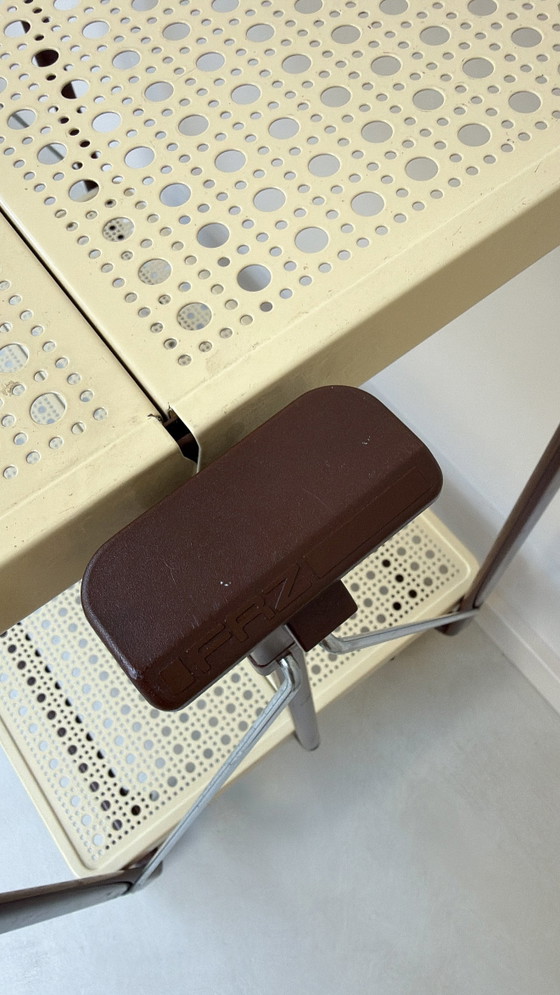 Image 1 of Carrello vintage in metallo con ruote in plastica di FRZ metallwarenfabrik