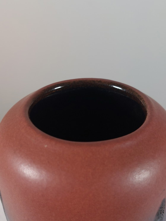 Image 1 of Vase vintage en céramique d'atelier du milieu du siècle, Allemagne de l'Ouest