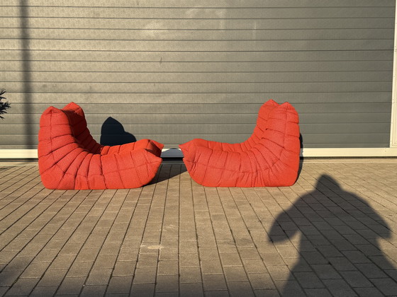 Image 1 of 2x 100% authentieke Ligne Roset Togo 1zits, Masai stof