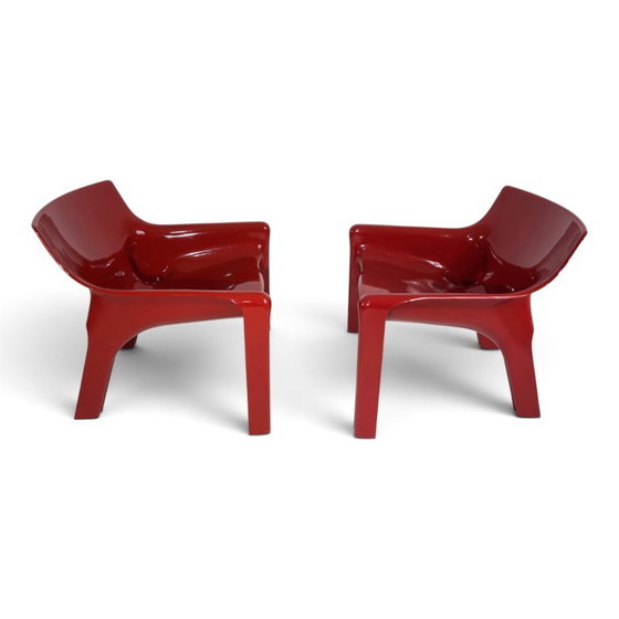 Vico Magistretti Vicario Set of 2 Lounge Chairs for Artemide, 1970 – Armchairs, Plastic (photo 7 of 20)