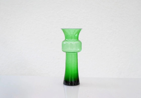 Image 1 of Large green Tang-Li vase by Morales Schildt for Kosta