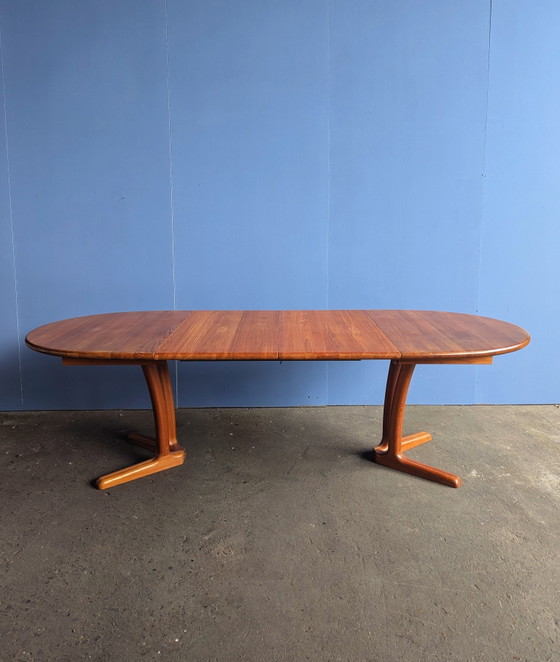 Image 1 of Vintage Dyrlund dining table extendable