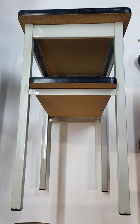 Tavolino vintage in stile Gispen Rietveld Ahrend – Tavolini, Metal, Wood (photo 9 of 10)