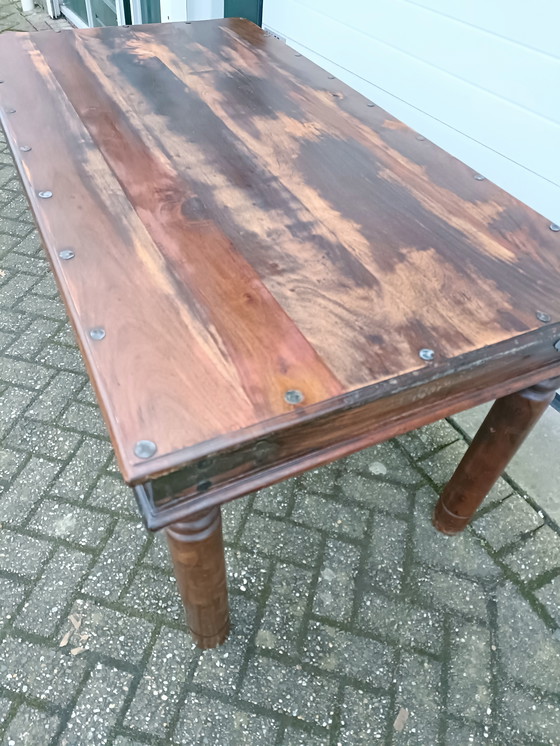 Image 1 of Mesa de comedor de teca