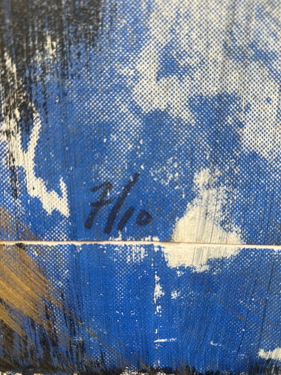 Image 1 of Zeefdruk (75/108) Moansburg “Geisha Blue” Nr 7vd10