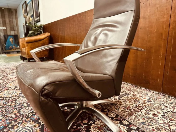 Jori Brainbuilder Recliner Armchair, Leather, Metal, Brown, Design (photo 11 of 12)