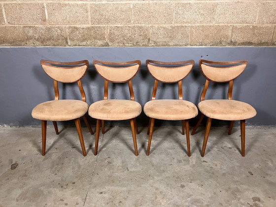 Image 1 of Vintage chairs 4 Mid - Century
