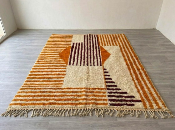 Image 1 of Authentische, handgeknüpfte marokkanische Teppiche | Individuelle Designs & 100 % Naturwolle | 200 cm x 300 cm