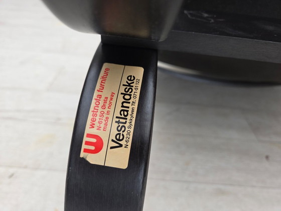 Image 1 of 1970s, Norwegian design by Ingmar Relling, model "Siesta", furniture leather.