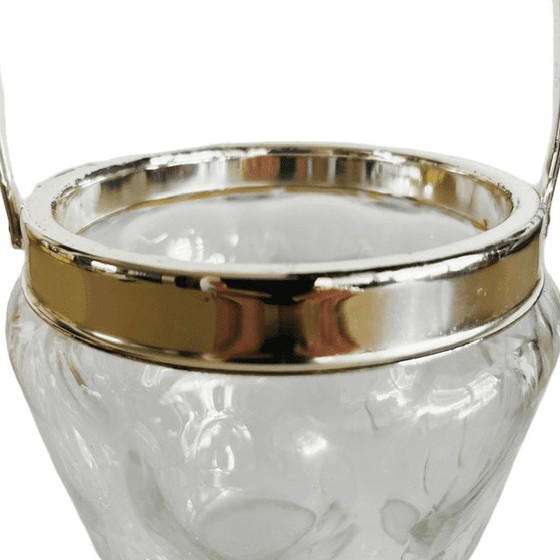 Image 1 of Vintage ijsemmer kristal chroom 1960's