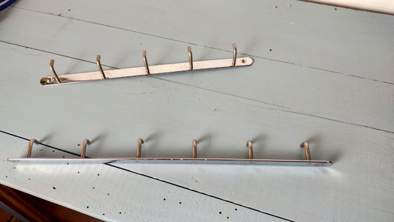 Two Chromed Dish Towel Holders – Coat racks, Metal (photo 4 of 5)