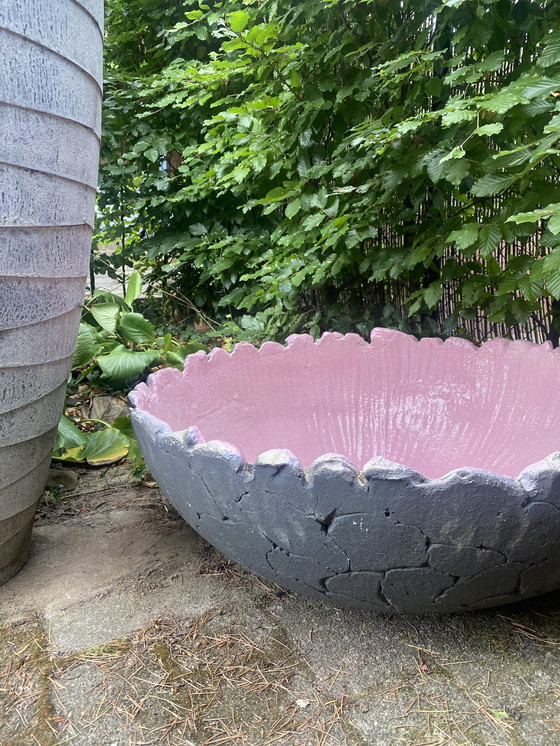 Image 1 of Large XXL bowl of ECRI hardy fired clay