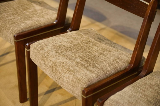 Set of 4 Scandinavian chairs from the 1960s. – Dining chairs, Wood (photo 5 of 11)