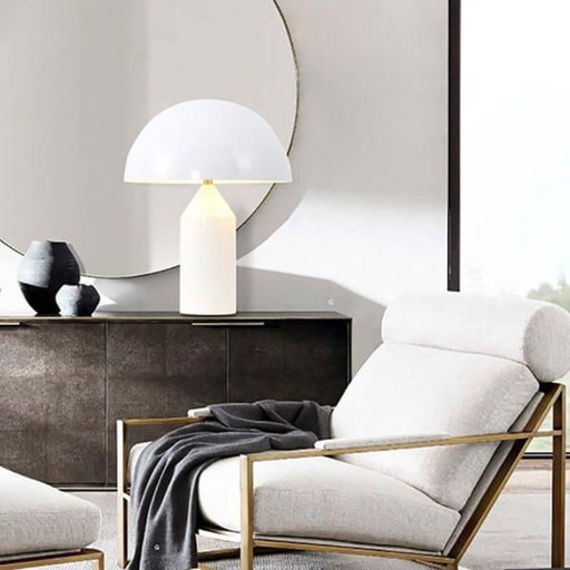 ATOLLO MEDIUM WHITE LAMP / OLUCE