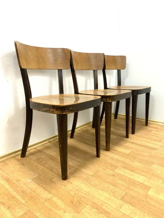 Image 1 of Retro Chairs, Thonet, 1950s, Czechoslovakia