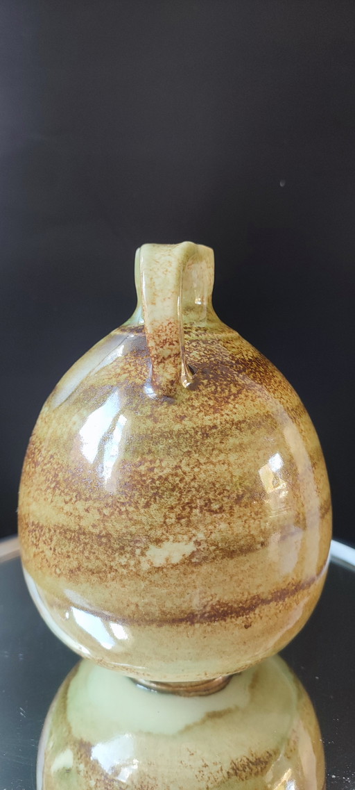 Brocca in gres di Matthieu Liévois, Atelier Créamik (Séné, Morbihan)